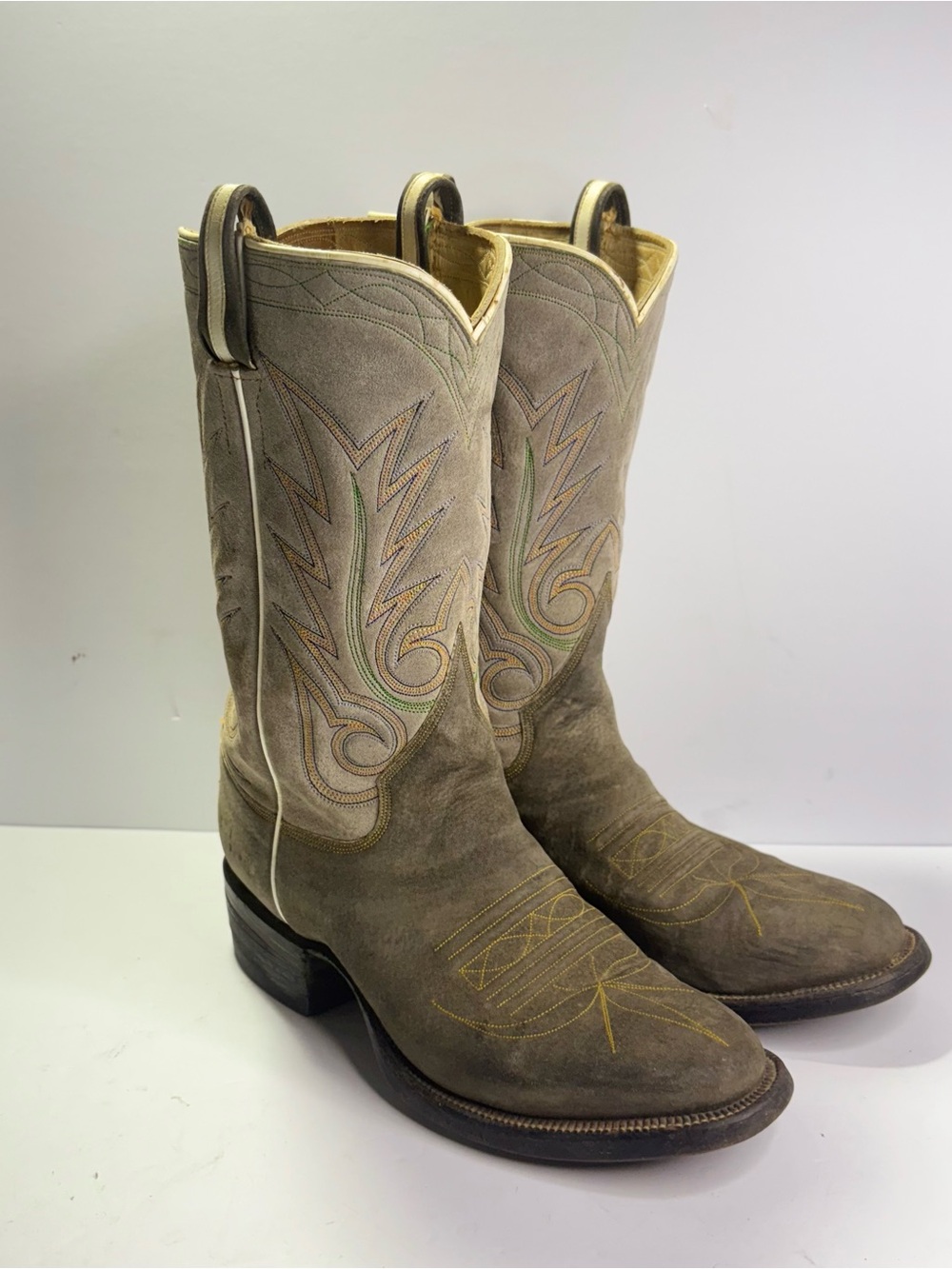 Ray Jones Pablo Jass suede leather custom boots men’s 9D